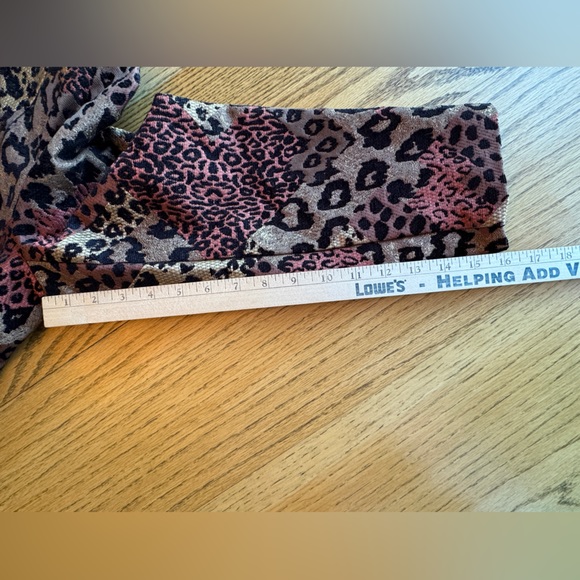 Molly & Maxx Cat Print Blazer Jacket Brown & Black Zip Front Tapestry Size PXL - Picture 7 of 8